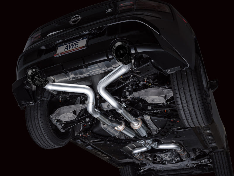 AWE 2023 Nissan Z RZ34 RWD Track Edition Catback Exhaust System w/ Diamond Black Tips Catback AWE Tuning