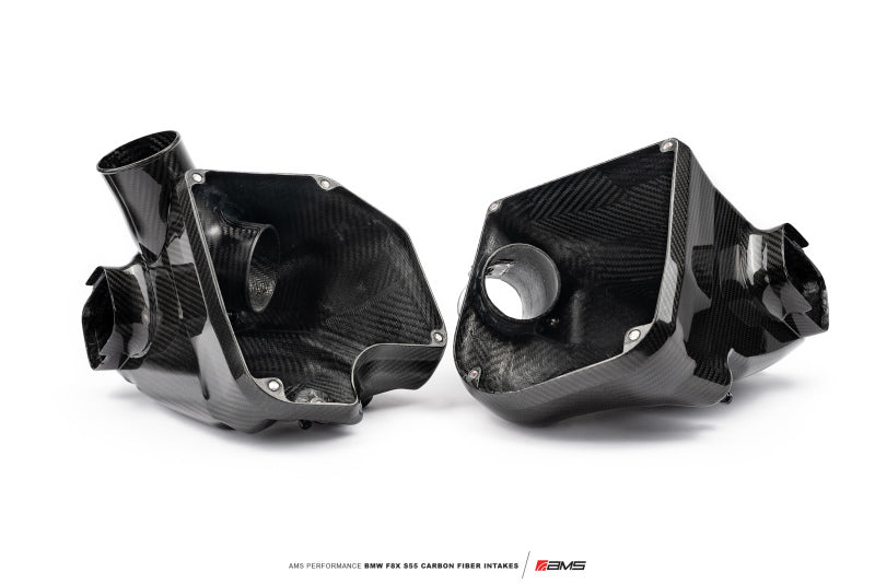 AMS Performance 15-18 BMW M3 / 15-20 BMW M4 w/ S55 3.0L Turbo Engine Carbon Fiber Intake Short Ram Air Intakes AMS