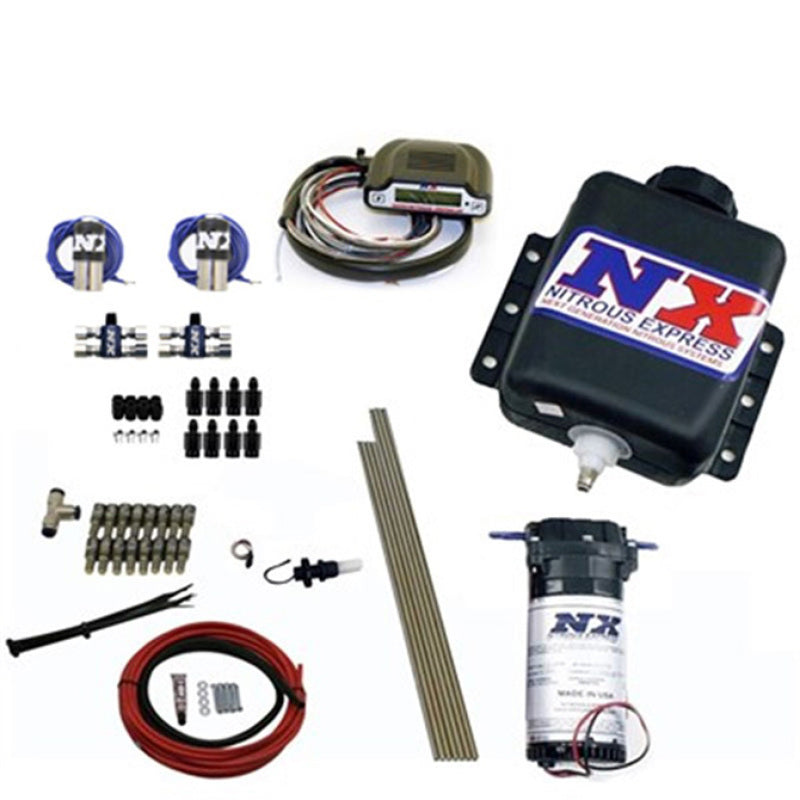 Nitrous Express Direct Port Water Injection 8 Cyl Stage 3 w/Hardlines Water Meth Kits Nitrous Express