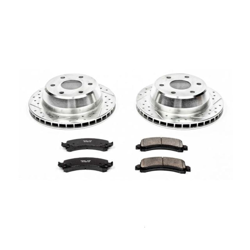 Power Stop 03-06 Cadillac Escalade Rear Z23 Evolution Sport Brake Kit Brake Kits - Performance D&S PowerStop