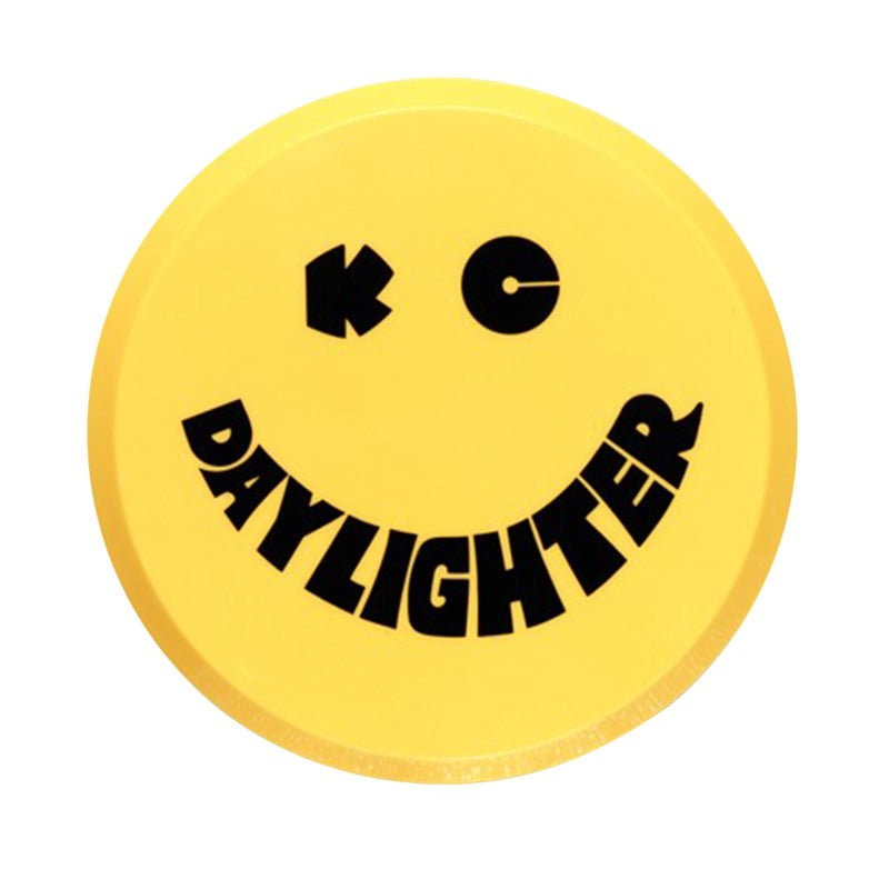 KC HiLiTES 6in. Round Hard Cover for Daylighter/SlimLite/Pro-Sport (Single) - Yellow w/Black Smile Light Covers and Guards KC HiLiTES