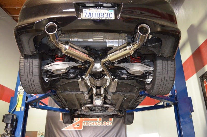 Injen 08-13 Infiniti G37 V6 3.7L RWD Coupe Only 76mm Stainless Steel Exhaust w/ Titanium Tips Catback Injen