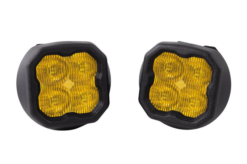 Diode Dynamics SS3 Pro Type GM Kit - Yellow SAE Fog Light Accessories and Wiring Diode Dynamics