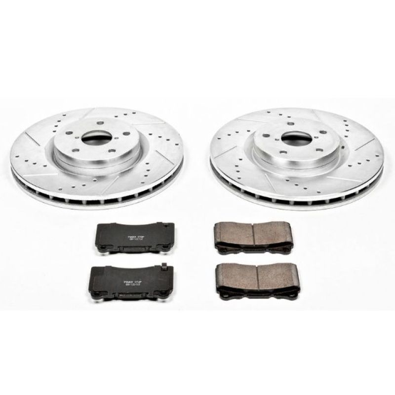Power Stop 05-14 Subaru Impreza Front Z23 Evolution Sport Brake Kit Brake Kits - Performance D&S PowerStop