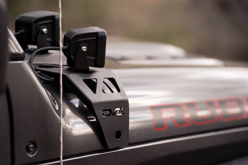 DV8 Offroad 18-22 Jeep Gladiator JT Cowl Light Bar Bracket Light Mounts DV8 Offroad