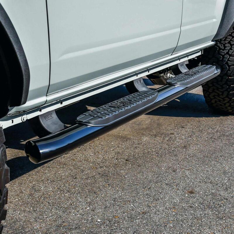 Westin 21-22 Ford Bronco (4-Door) PRO TRAXX 4 Oval Nerf Step Bars - Textured Black Nerf Bars Westin