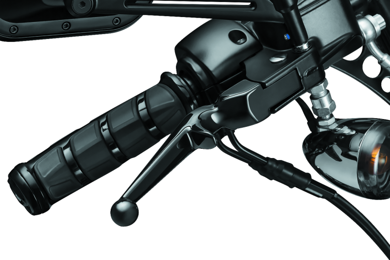 Kuryakyn Trigger Lever Set 96-Up Cable Gloss Black Levers Kuryakyn