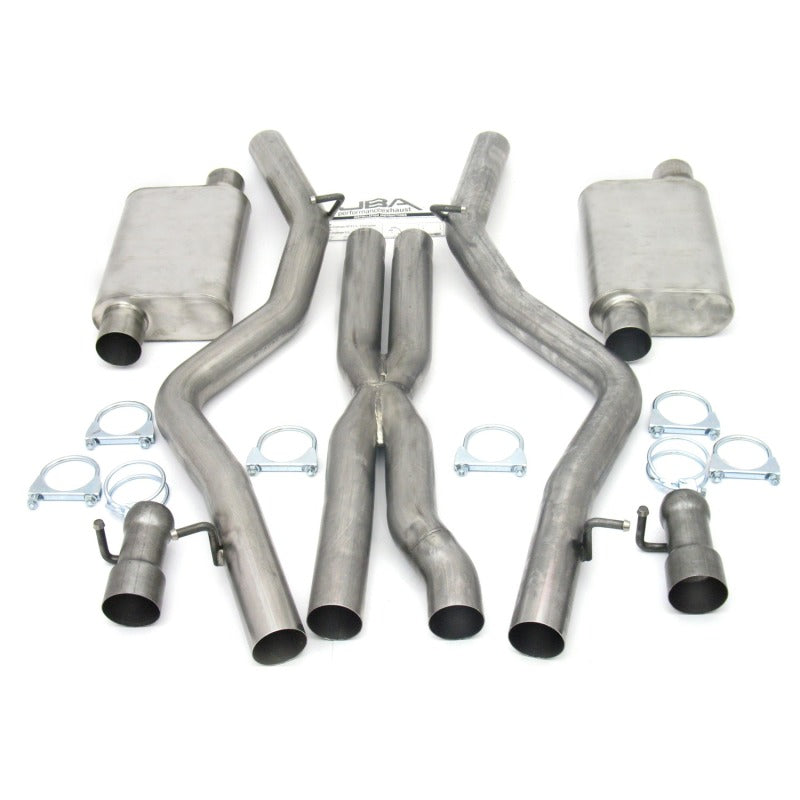 JBA 08-14 Dodge Challenger SRT8 6.1L/6.4L 409SS Dual Rear Exit Cat-Back Exhaust Catback JBA