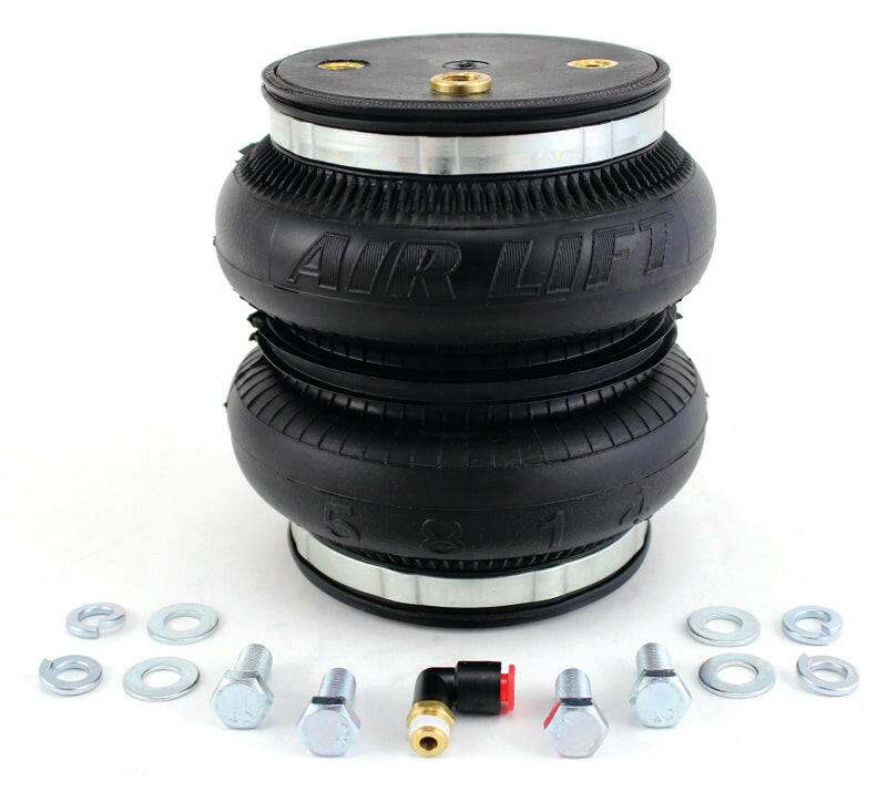 Air Lift Replacement Air Spring - Loadlifter 5000 Ultimate Bellows Type w/ internal Jounce Bumper Air Springs Air Lift