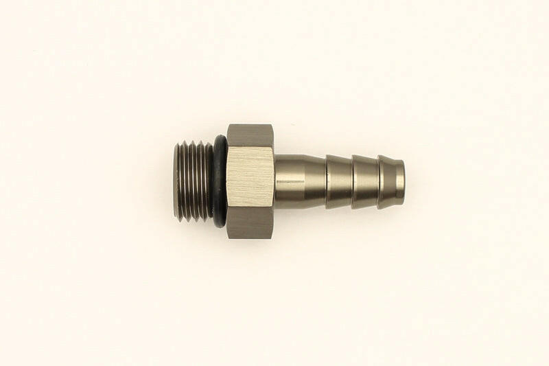 DeatschWerks 6AN ORB Male To 5/16in. Male Triple Barb Fitting (Incl. O-Ring) Fittings DeatschWerks