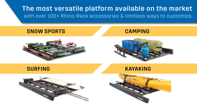 Rhino-Rack Pioneer Platform Unassembled with 2500 Leg Kit Roof Rack Rhino-Rack