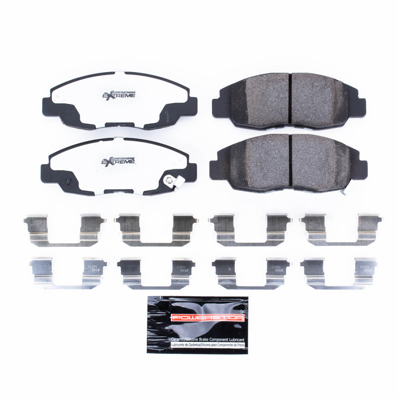 Power Stop 97-99 Acura CL Front Z26 Extreme Street Brake Pads w/Hardware Brake Pads - Performance PowerStop