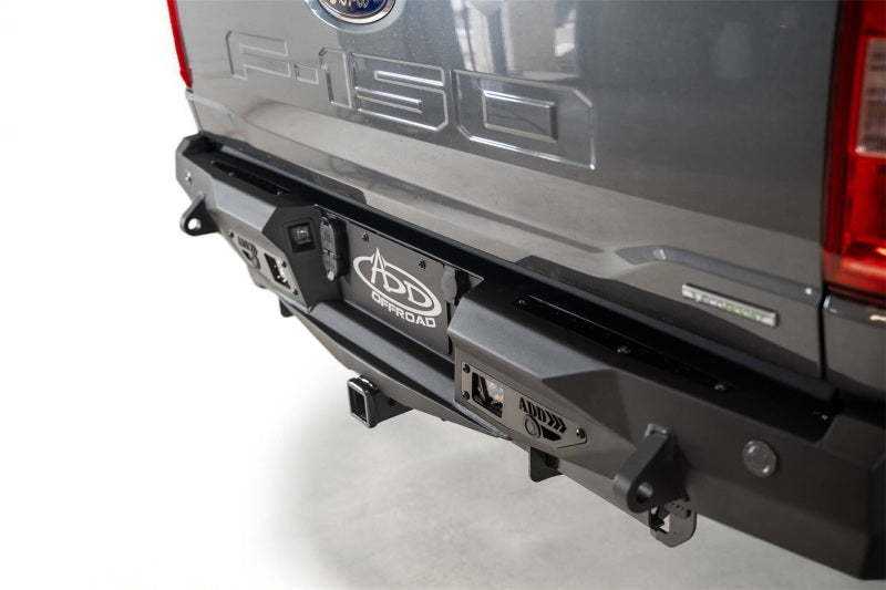 Addictive Desert Designs 2024+ Ford F-150 Stealth Fighter Rear Bumper Bumpers - Steel Addictive Desert Designs