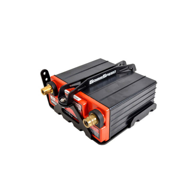 GrimmSpeed 08-14 Subaru WRX STI Lightweight Battery Mount Kit Battery Tiedowns GrimmSpeed