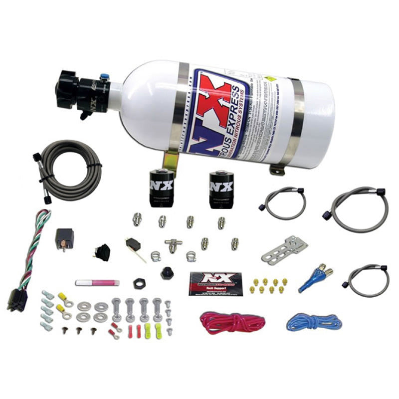 Nitrous Express All Sport Compact EFI Single Nozzle Nitrous Kit (35-50-75HP) w/10lb Bottle Nitrous Systems Nitrous Express