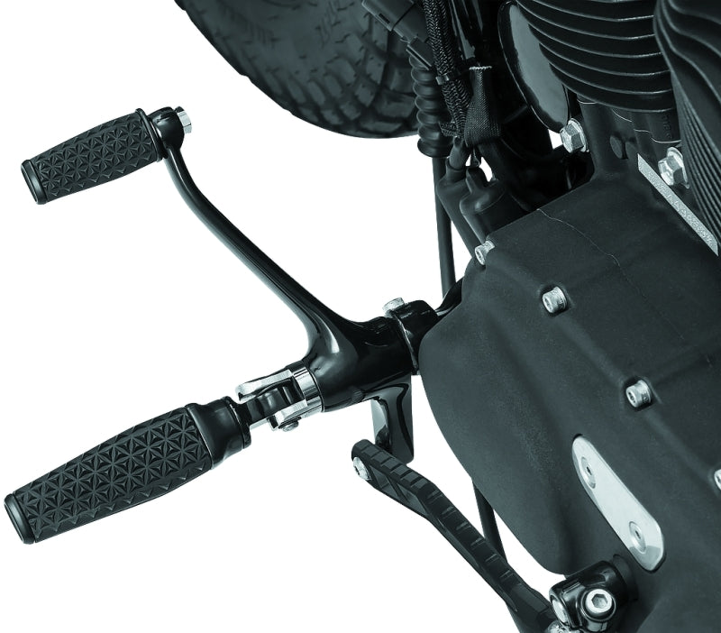 Kuryakyn Thresher Shift Peg Black Footpegs Kuryakyn