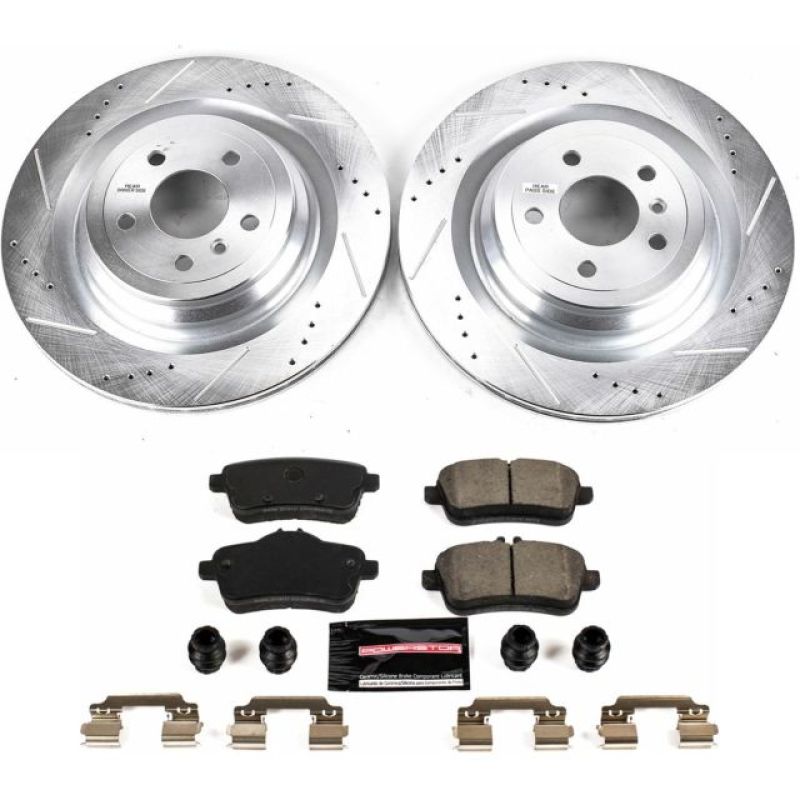 Power Stop 17-18 Mercedes-Benz GLS450 Rear Z23 Evolution Sport Brake Kit Brake Kits - Performance D&S PowerStop