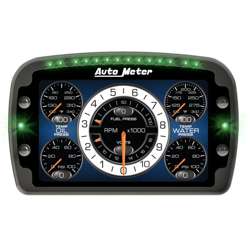 Autometer Racing Instrument Display Color LCD Including Shift and Alarm Lights Datalogging CD7 Performance Monitors AutoMeter