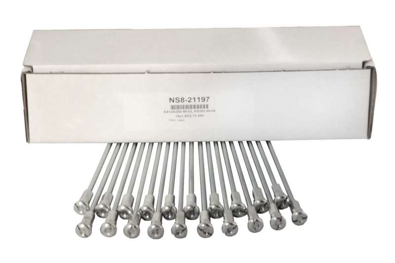 Excel One Rear Spoke/Nipple Set - 8 Gauge / 36 Qty Wheel Spokes Excel