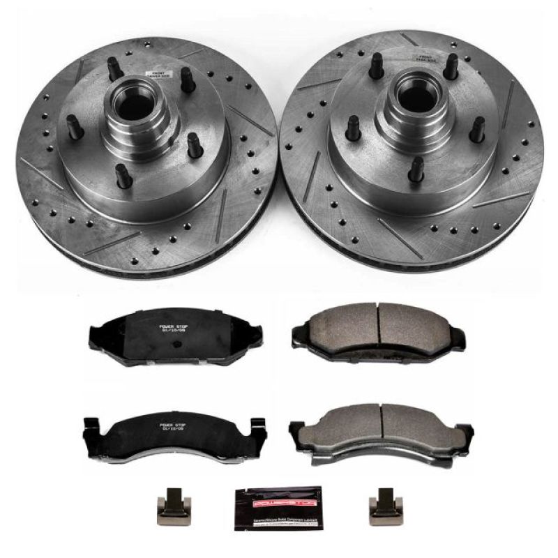 Power Stop 87-93 Ford E-150 Front Z23 Evolution Sport Brake Kit Brake Kits - Performance D&S PowerStop