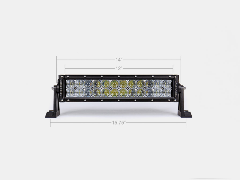 Cali Raised 14 Dual Row 5D Optic Osram Led Bar - Combo Light Bars & Cubes Cali Raised LED