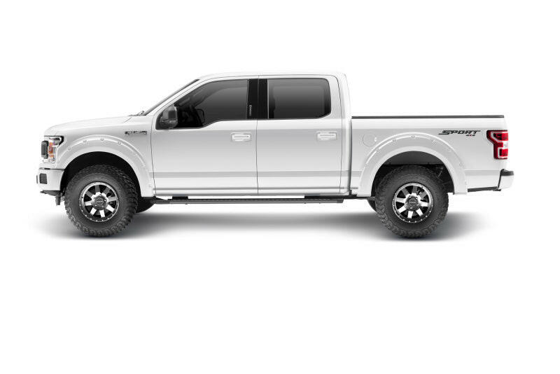 Bushwacker 18-19 Ford F-150 Pocket Style Flares 4 pc - Oxford White Fender Flares Bushwacker