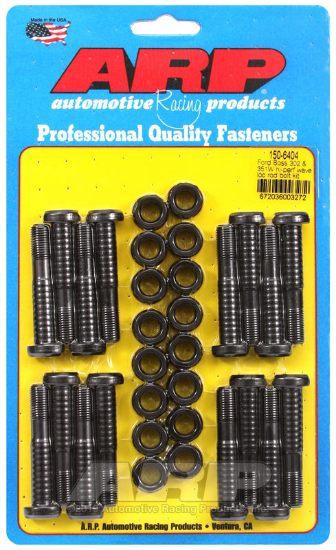 ARP Ford Boss 302-351W hi-perf wave-loc rod bolt kit Rod Bolt Kits ARP