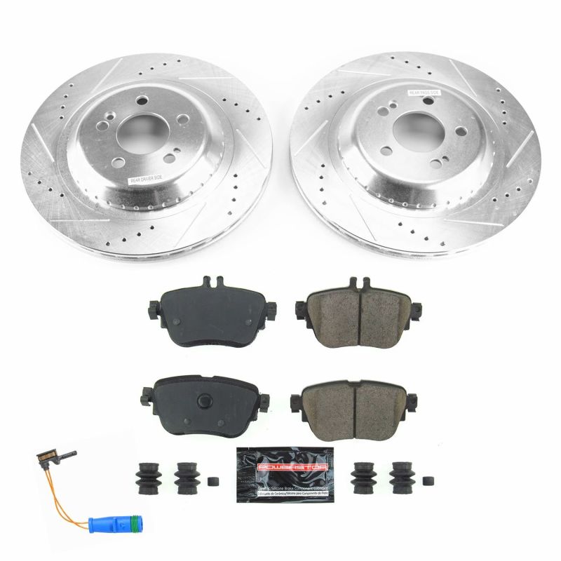 Power Stop 17-18 Mercedes-Benz E300 Rear Z23 Evolution Sport Brake Kit Brake Kits - Performance D&S PowerStop