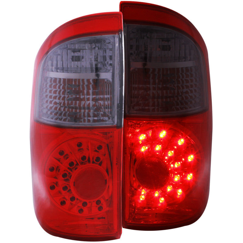 ANZO 2004-2006 Toyota Tundra LED Taillights Red/Smoke Tail Lights ANZO