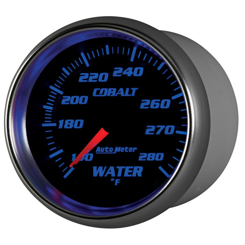 Autometer Cobalt 66.7mm 140-280 degree F. Water Temprature Gauge Gauges AutoMeter