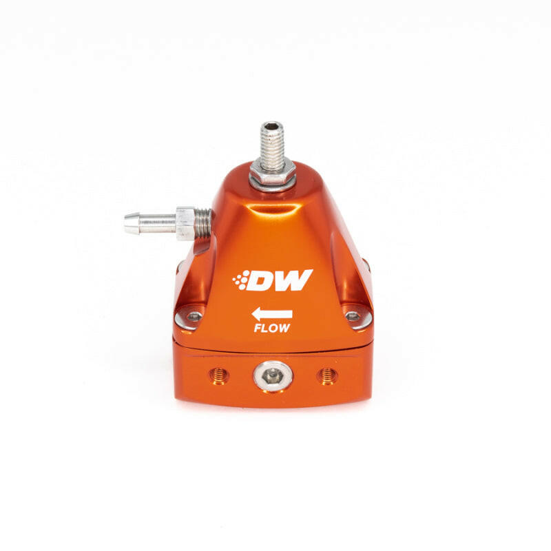 DeatschWerks DWR1000iL In-Line Adjustable Fuel Pressure Regulator - Orange Fuel Pressure Regulators DeatschWerks