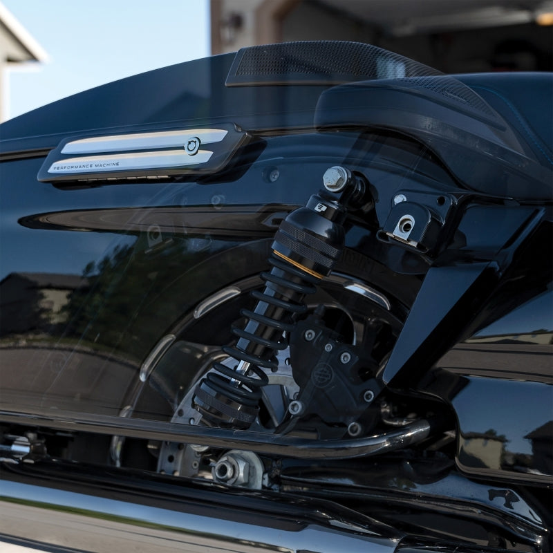 Progressive Harley Ultra Touring 944 Series Shocks 13.0in Standard - Blk/Gld Shocks and Struts Progressive