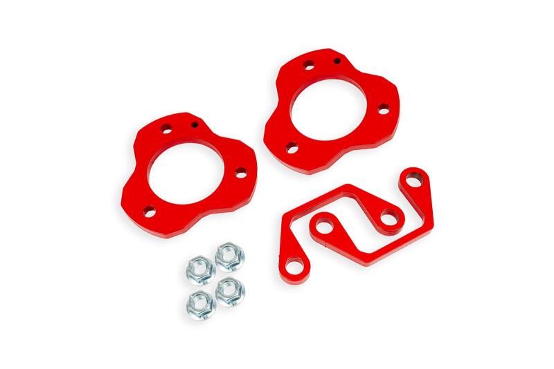 BMR 21-25 Ford Bronco (Exc. Bronco Sport) 1in Leveling Kit - Red Bushing Kits BMR Suspension