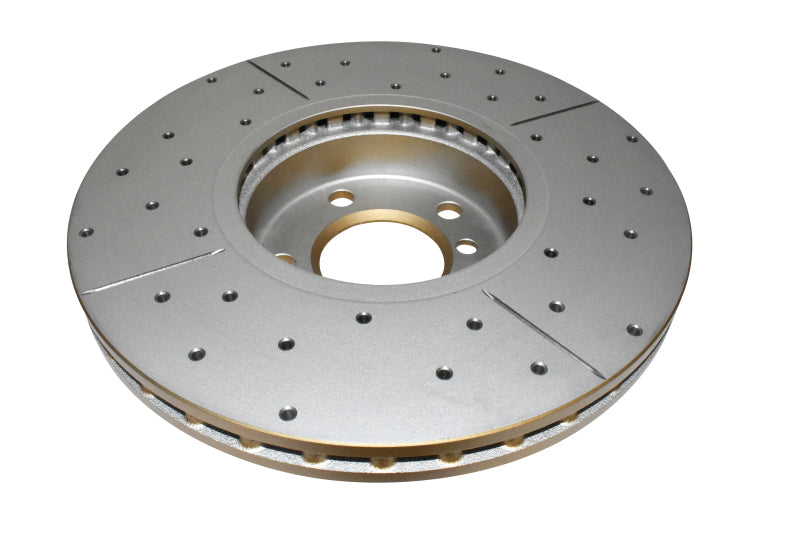 DBA 07-10 BMW X5 xDrive30i Front Drilled & Slotted Street Series Rotor Brake Rotors - Slot & Drilled DBA