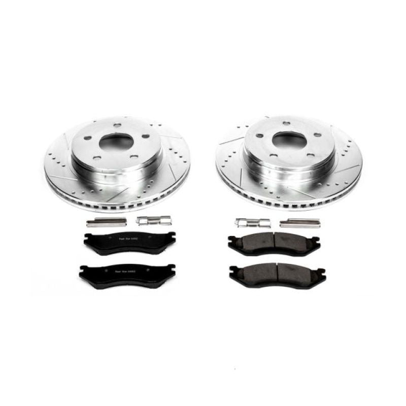 Power Stop 03-05 Dodge Ram 1500 Front Z23 Evolution Sport Brake Kit Brake Kits - Performance D&S PowerStop