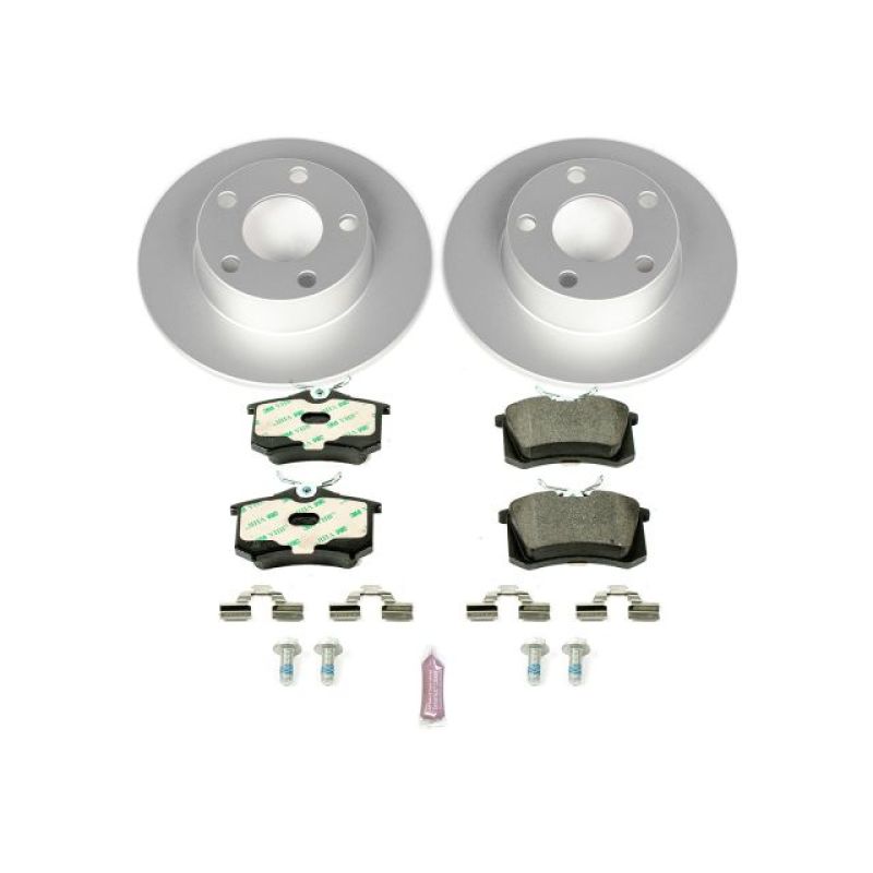 Power Stop 99-04 Audi A6 Quattro Rear Euro-Stop Brake Kit Brake Kits - OE PowerStop