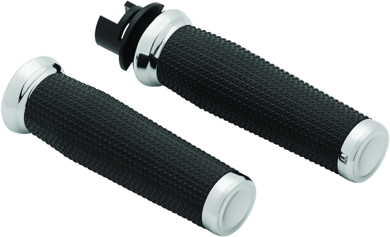 Kuryakyn Thresher Grips 14-17 Indian Models Chrome Bolts Kuryakyn
