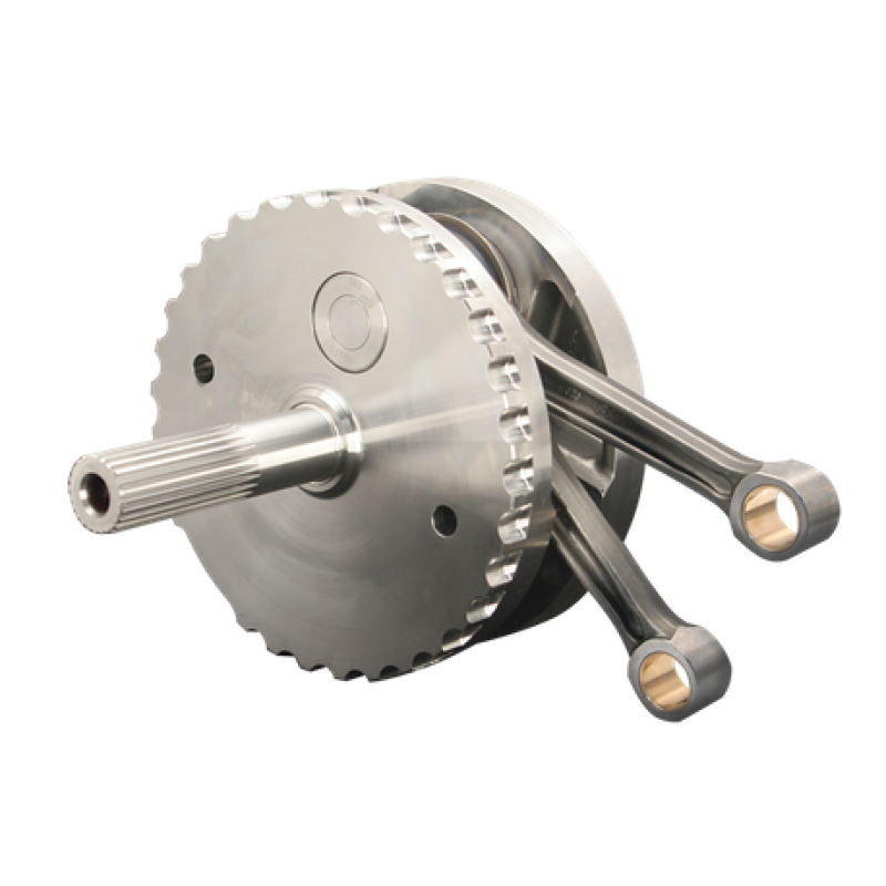 S&S Cycle 2007+ BT 4-3/8in Stroke Flywheel Assembly w/ Sprocket Shaft Bearing Race Flywheels S&S Cycle