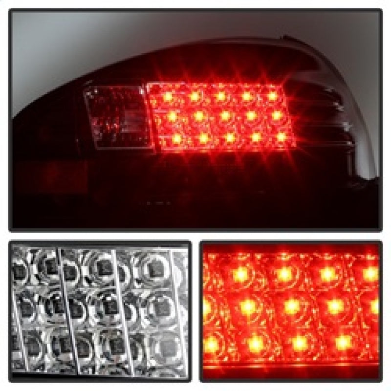 Spyder Pontiac Grand Prix 97-03 LED Tail Lights Black ALT-YD-PGP97-LED-BK Tail Lights SPYDER