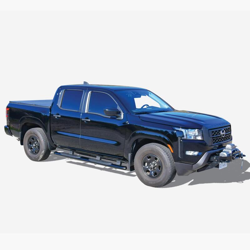Westin 2022 Nissan Frontier Crew Cab PRO TRAXX 4 Oval Nerf Step Bars - Black Nerf Bars Westin