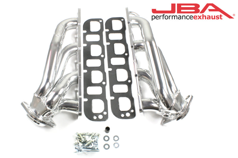 JBA 04-08 Chrysler 5.7L HEMI 1-3/4in Primary Silver Ctd Cat4Ward Header Headers & Manifolds JBA