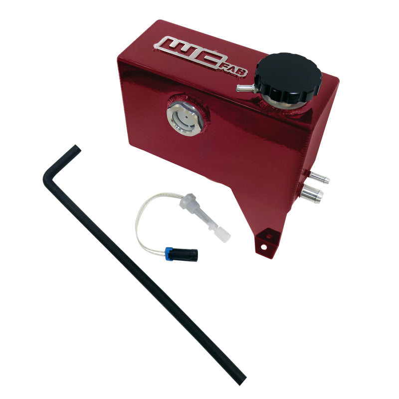 Wehrli 11-16 Chevrolet 6.6L LML Duramax OEM Placement Coolant Tank Kit - WCFab Red Coolant Reservoirs Wehrli