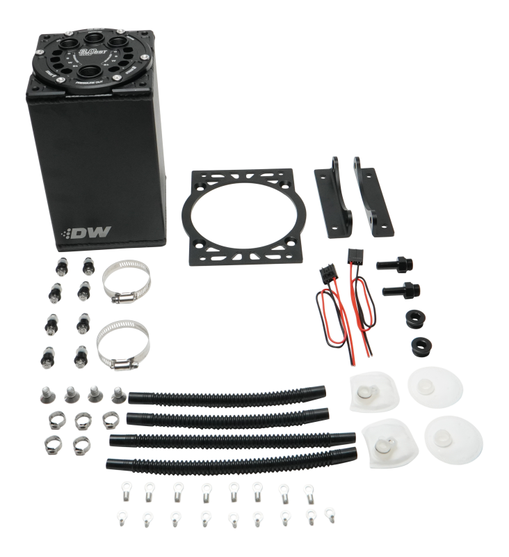 DeatschWerks 3.0L Staged Surge Tank w/o Pumps Surge Tanks DeatschWerks