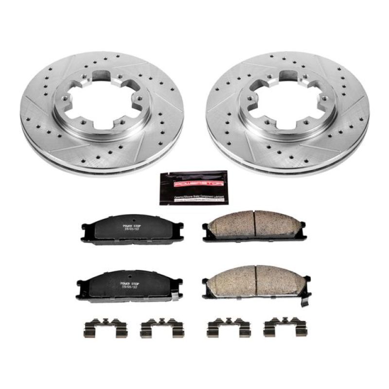 Power Stop 86-94 Nissan D21 Front Z23 Evolution Sport Brake Kit Brake Kits - Performance D&S PowerStop