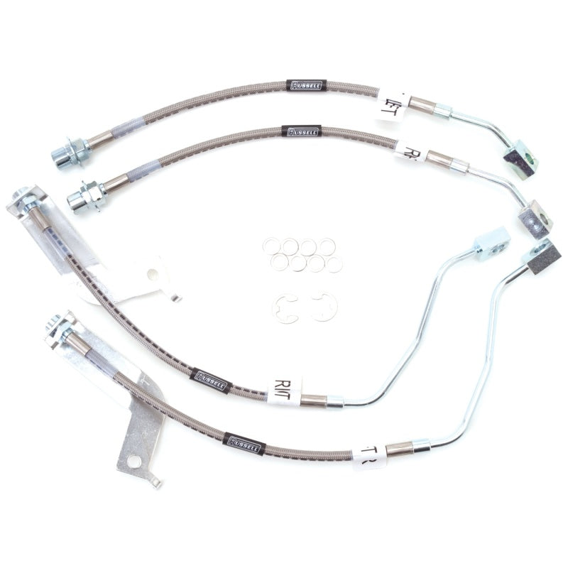 Russell Performance 99-04 Ford Mustang with Traction Control (Except Cobra) Brake Line Kit Brake Line Kits Russell