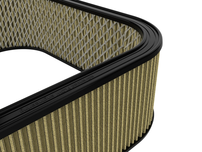 aFe Magnum FLOW Custom Air Filter 20.6 IN L x 20.6 IN W x 5.70 IN H w/ Expanded Metal Air Filters - Universal Fit aFe