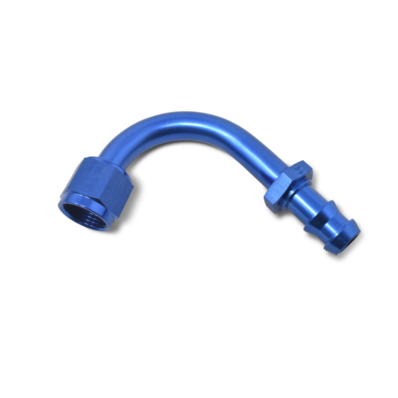 Russell Performance -10 AN Twist-Lok 120 Degree Hose End (1-1/4in Radius) Fittings Russell