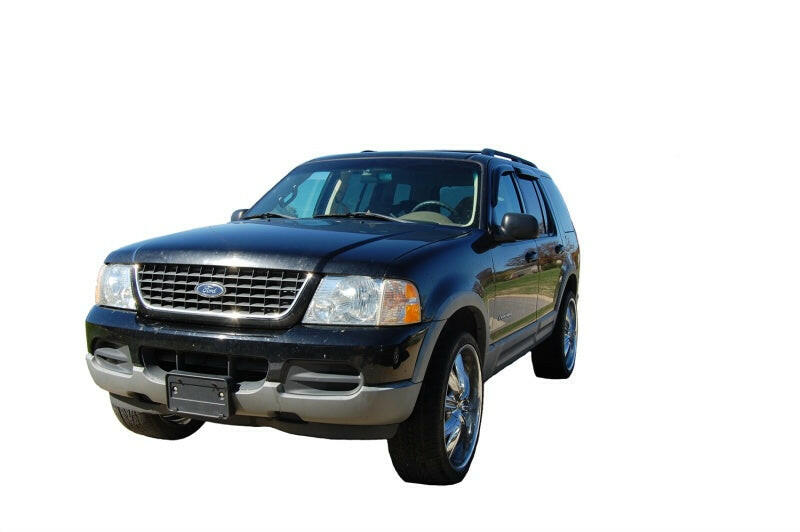 AVS 02-10 Ford Explorer (4 Door) Ventvisor Outside Mount Window Deflectors 4pc - Smoke Wind Deflectors AVS