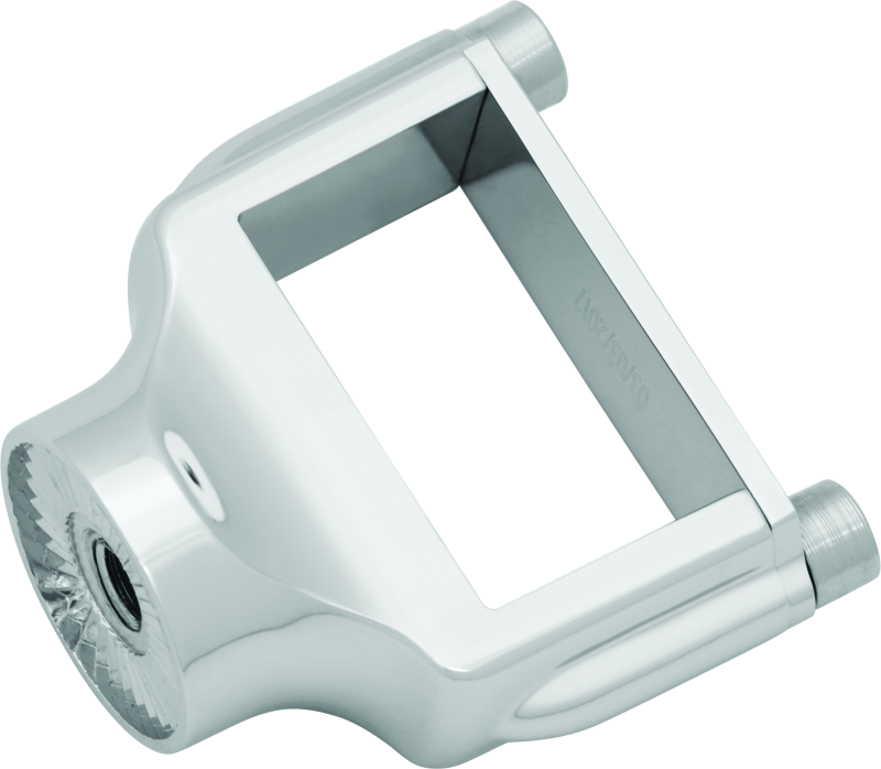 Kuryakyn Side Mount License Plate Holder Clamp 86-22 XL Models Chrome License Plate Relocation Kuryakyn