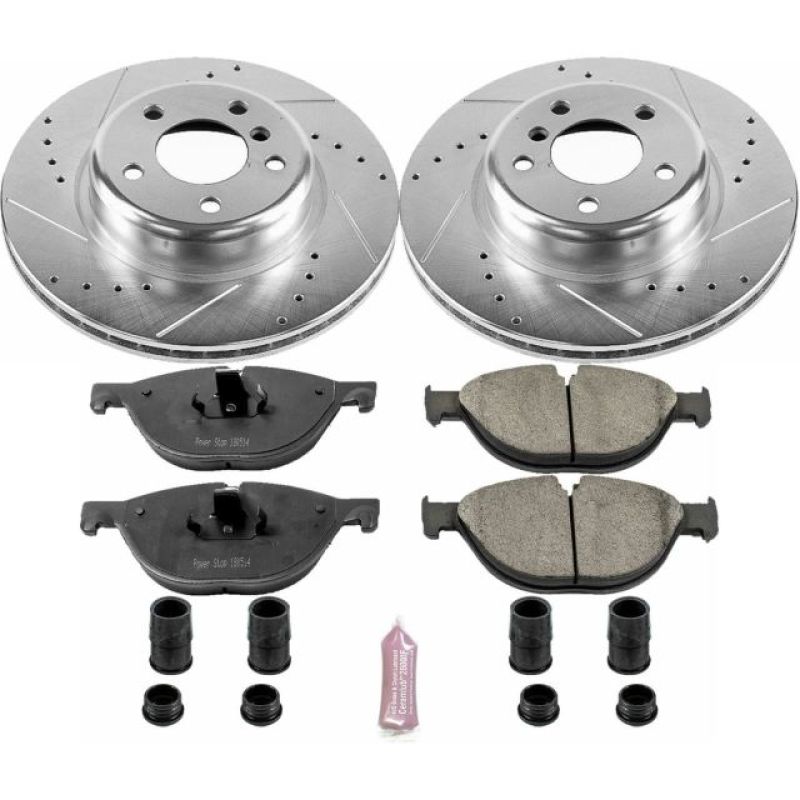 Power Stop 12-13 BMW 528i Front Z23 Evolution Sport Brake Kit Brake Kits - Performance D&S PowerStop
